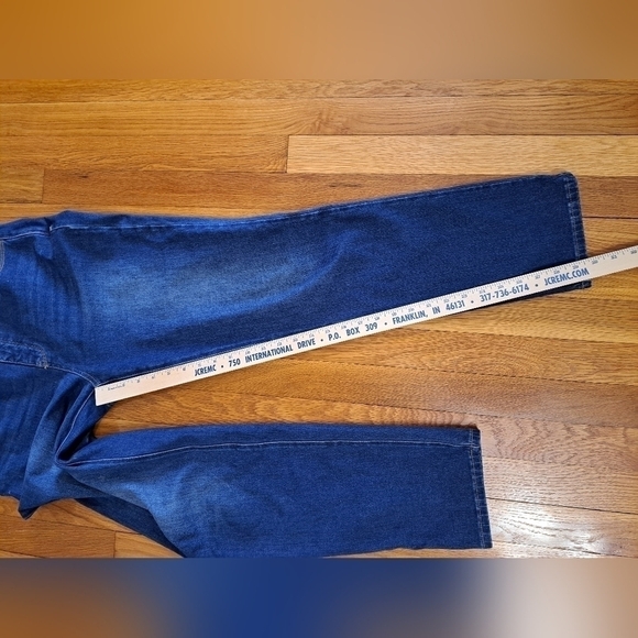 Soft Surroundings Women's Medium Pull On Elastic Waist Pants Denim Jeans Blue - Picture 10 of 11